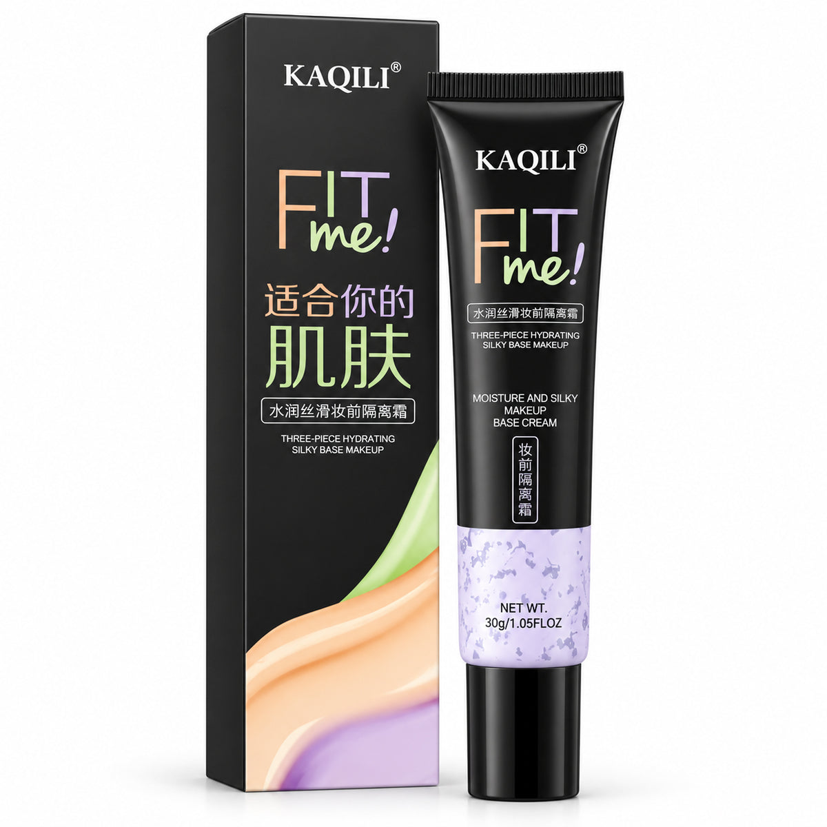KAQILI Fit Me Makeup Base Cream with model