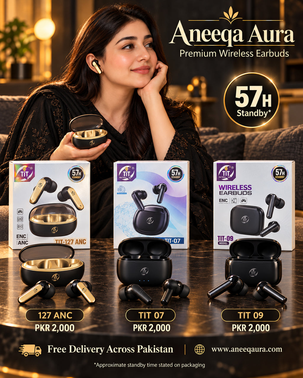 127 ANC Wireless Earbuds