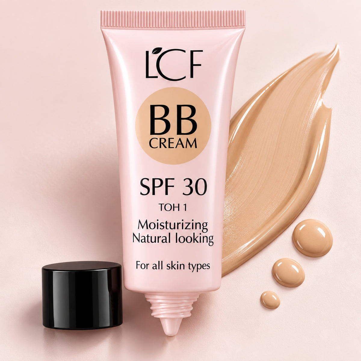 LCF BB Cream SPF30 swatch and texture