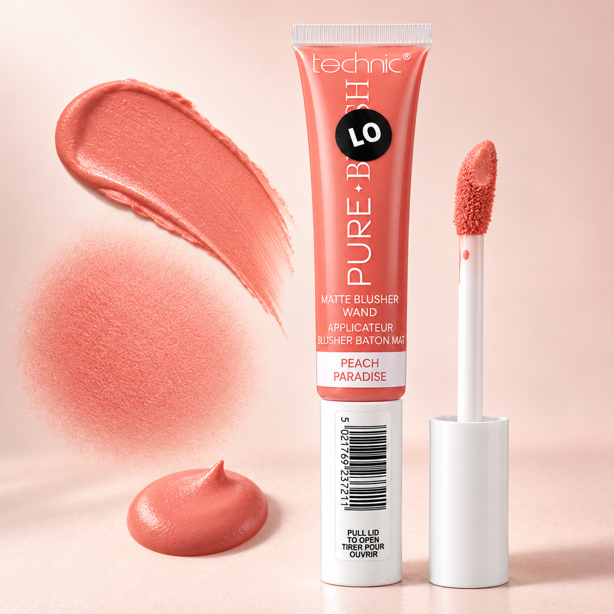 Technic Pure Blush Matte Blusher Wand – Peach Paradise
