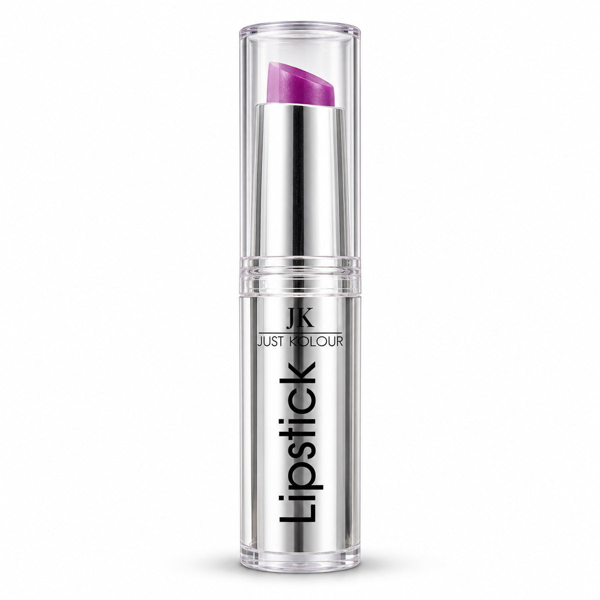 Just Kolour Mauve Metallic Lipstick in silver tube