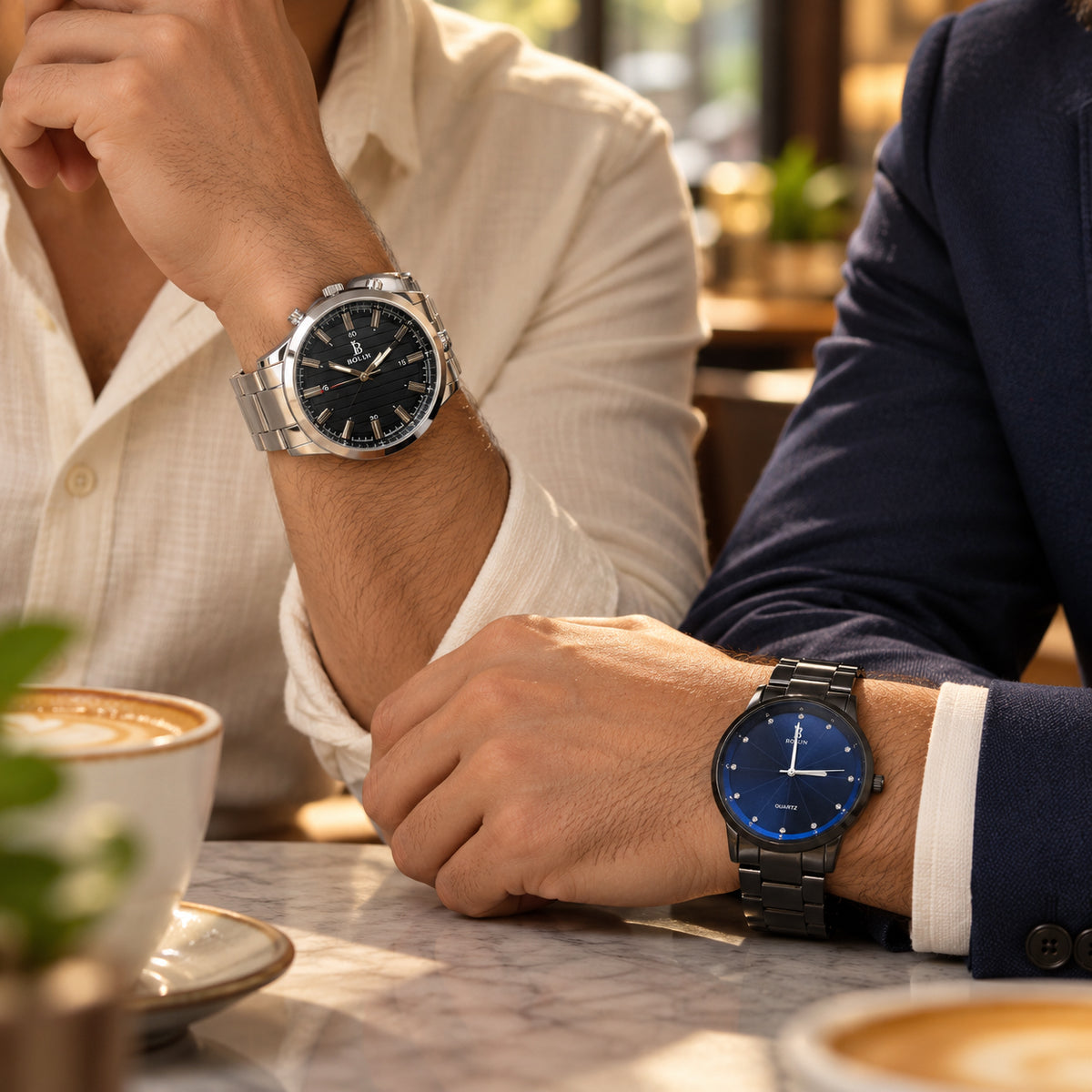 Bolun Men's Watch | Black Dial & Blue Dial