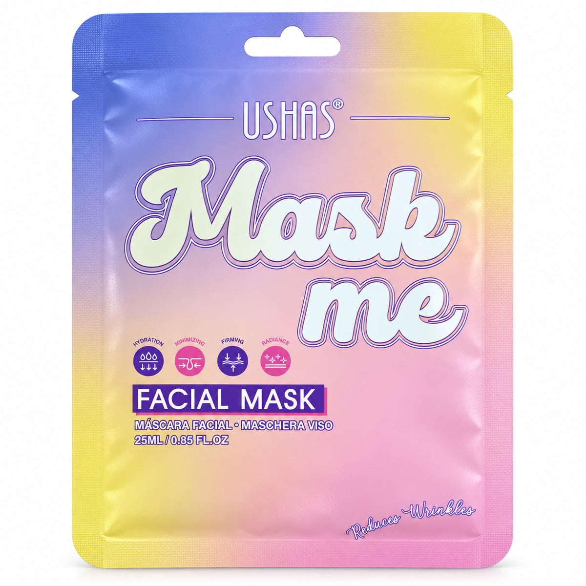 USHAS Facial Sheet Mask 25ml | Aneeqa Aura | Facial Mask Mask Me | Ushas brand face masks