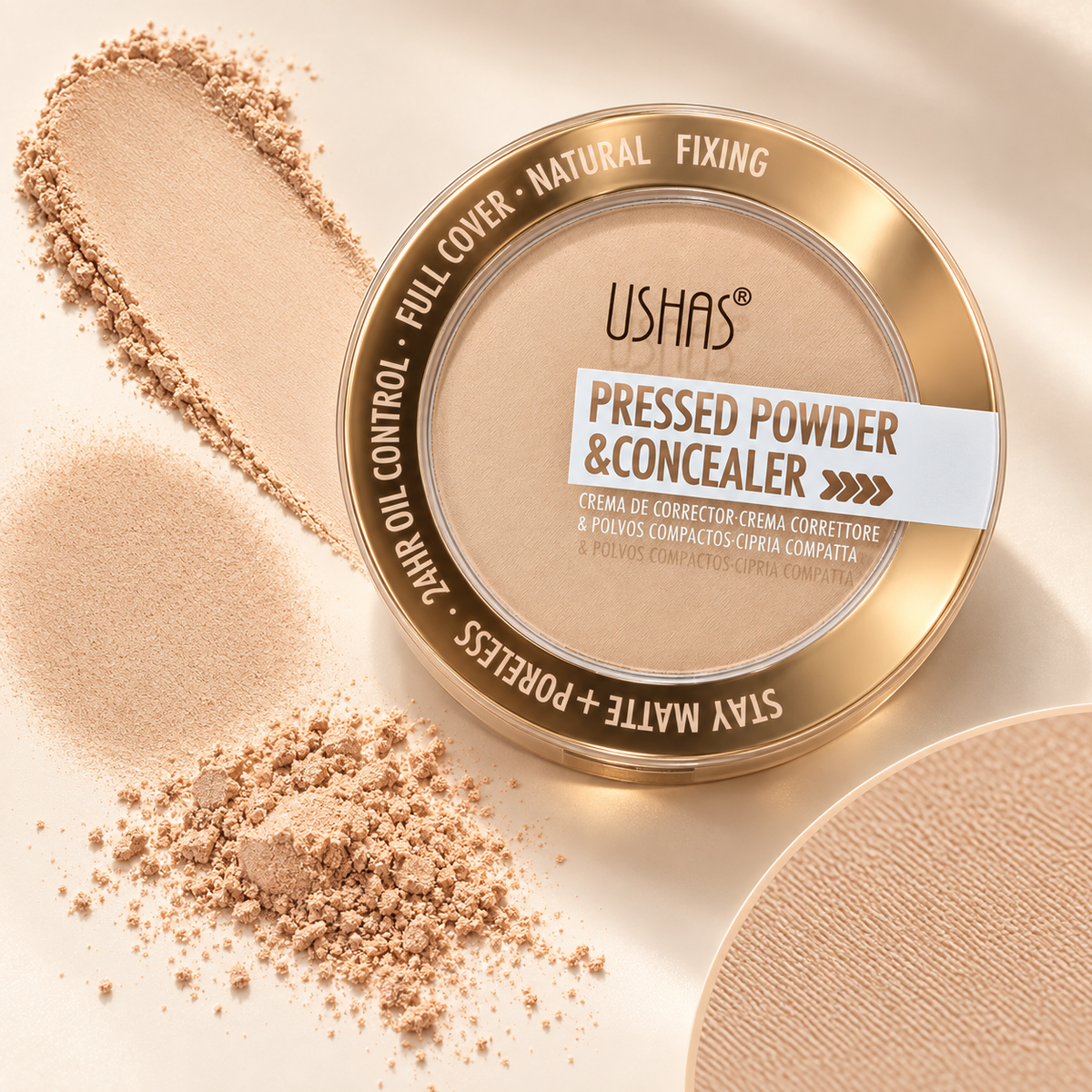 USHAS Pressed Powder & Concealer