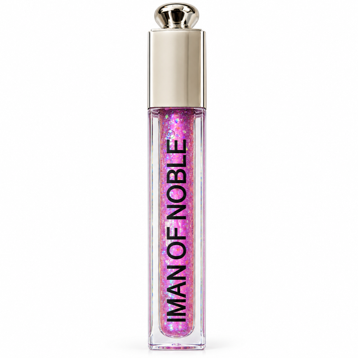 Iman of Noble Pink Glitter Lip Gloss – pack shot